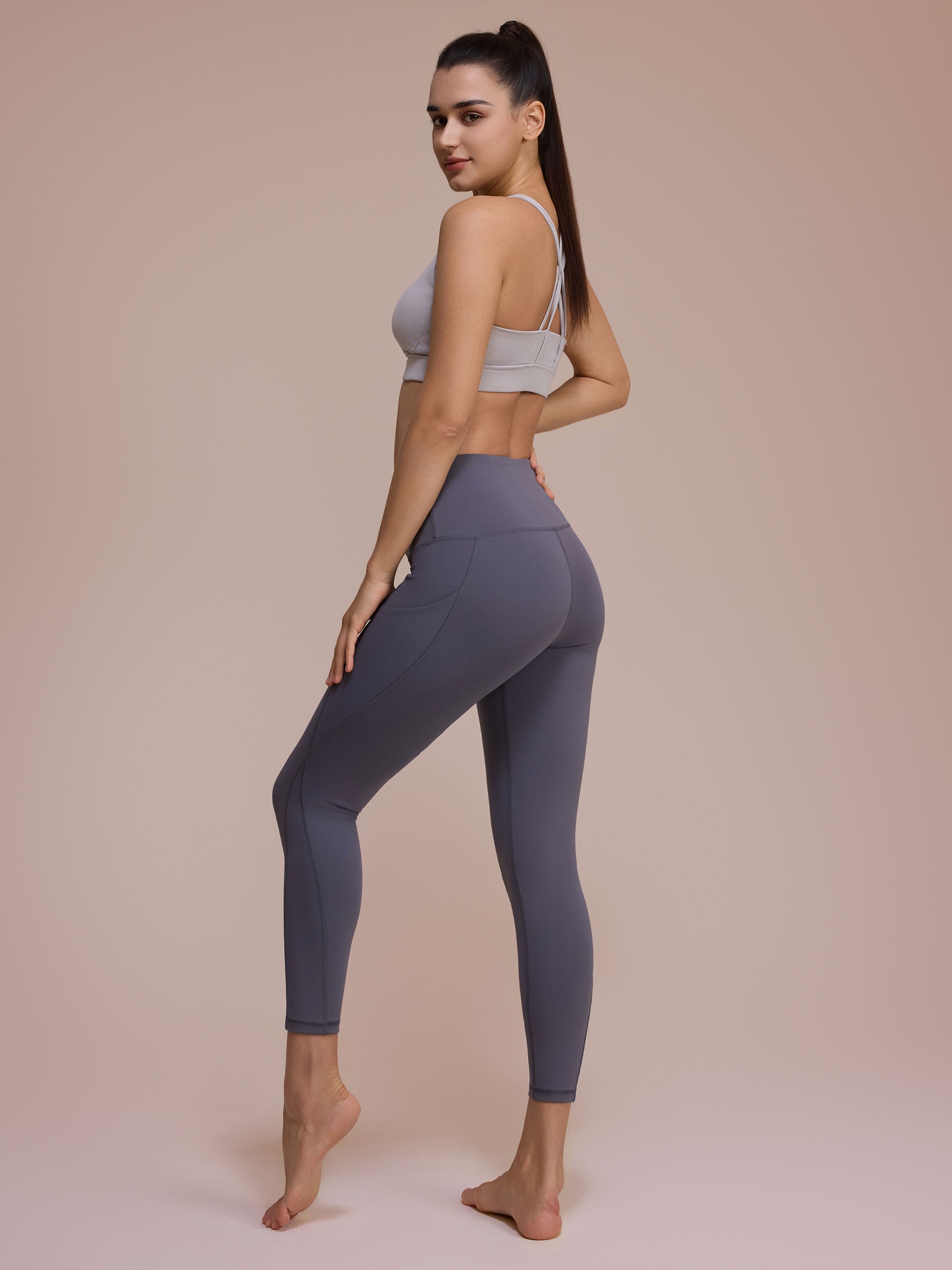 SHOWITTY 3 Pack Leggings for Women with Pockets - Plus Size High Waist Women's Workout Running Yoga Pants