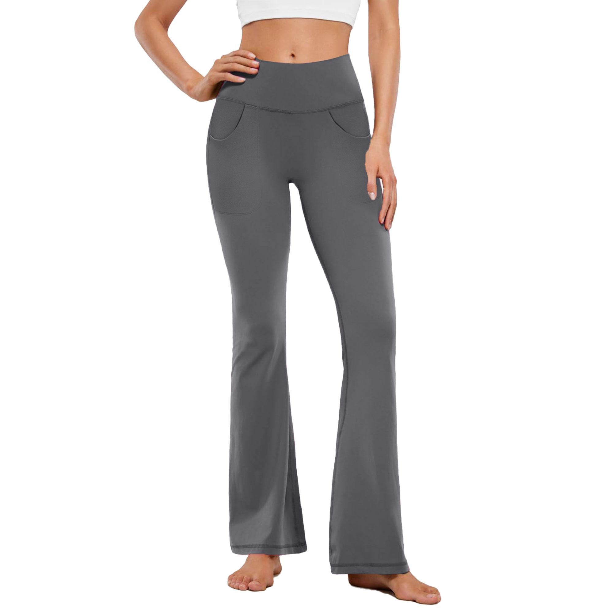 VICONOW Women¡¯s Flare Leggings with Pockets ¨C High Waist, Curve-Hugging Fit, Flattering Bootcut Style for Casual & Active Days