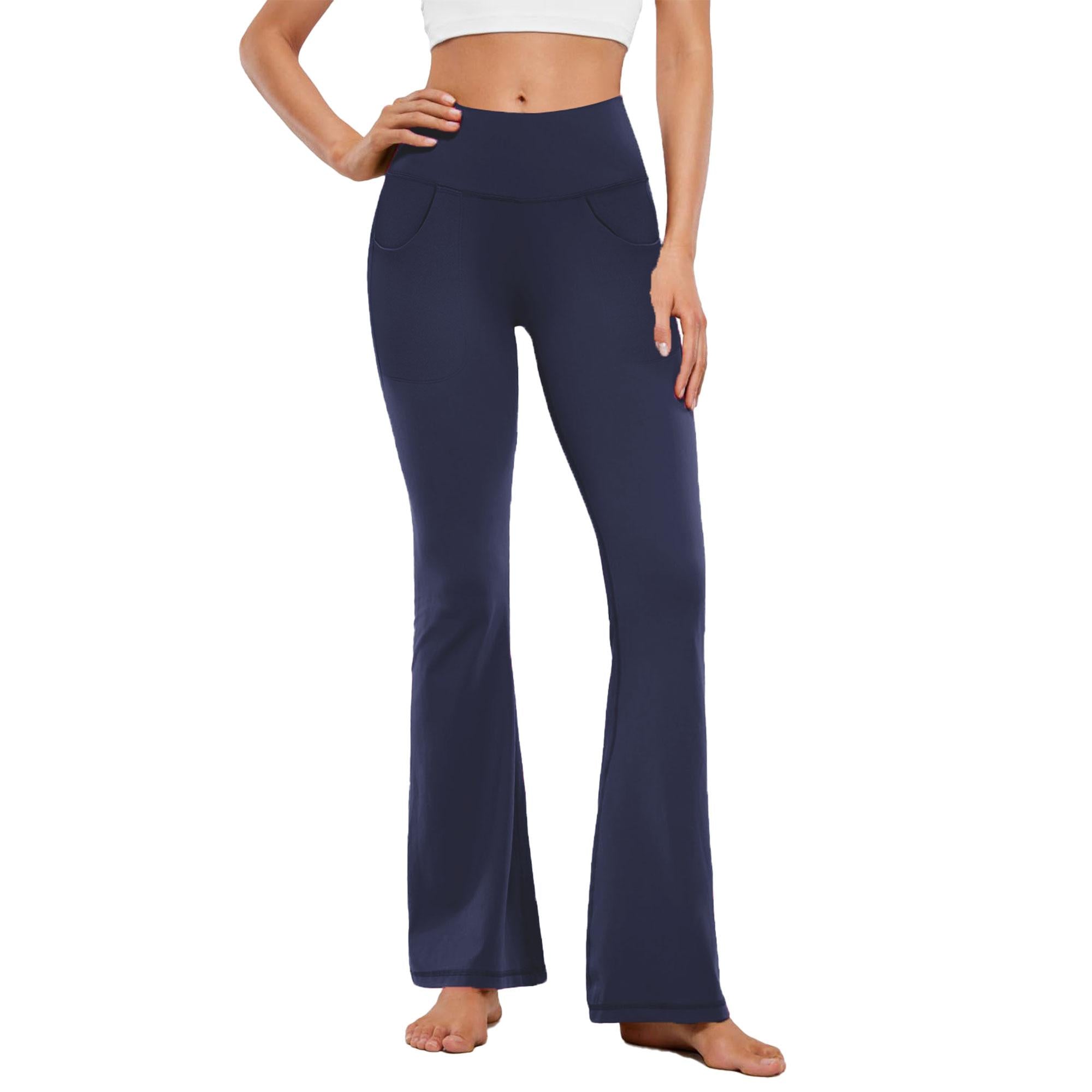 VICONOW Women¡¯s Flare Leggings with Pockets ¨C High Waist, Curve-Hugging Fit, Flattering Bootcut Style for Casual & Active Days