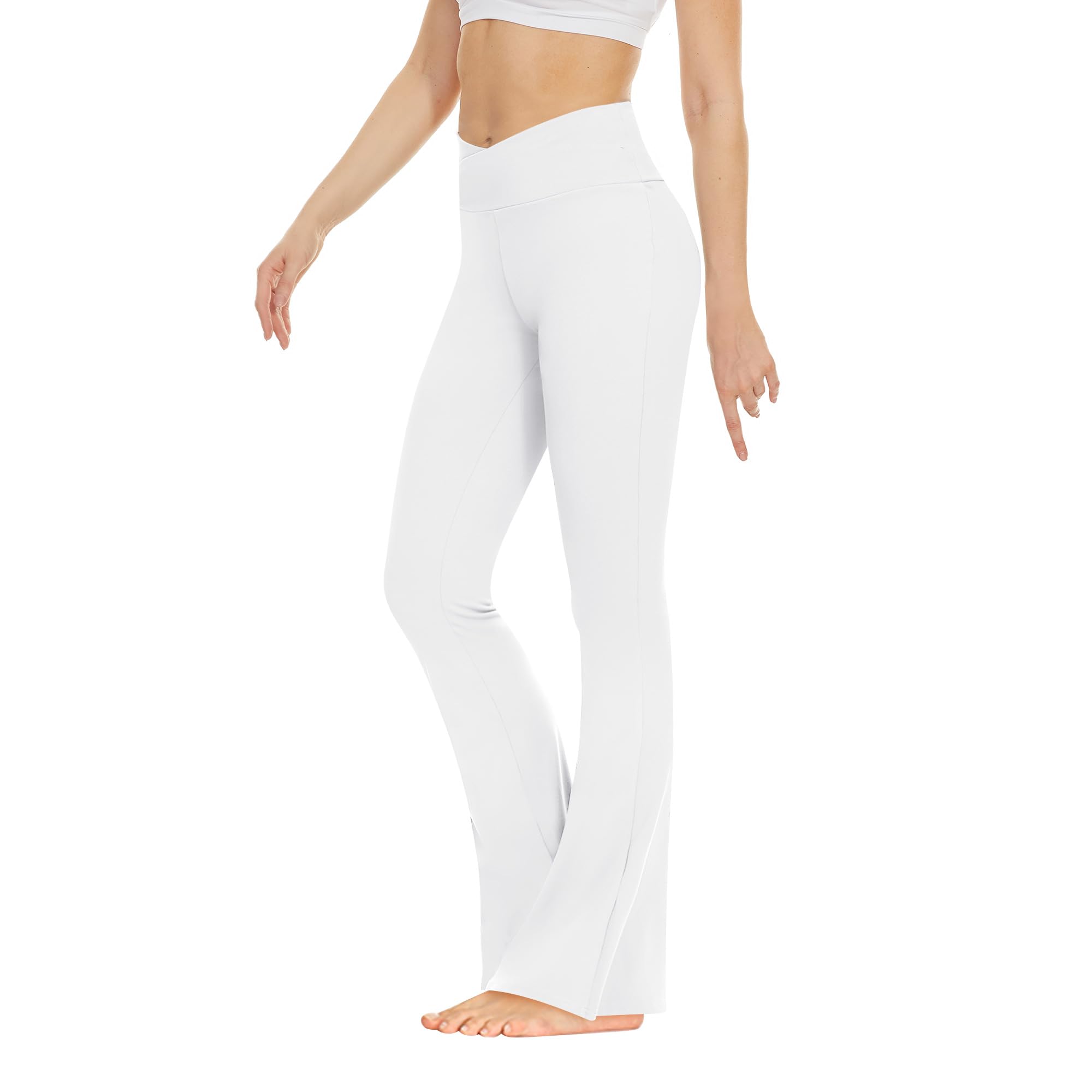 SHOWITTY Flare Leggings with Pockets for Women