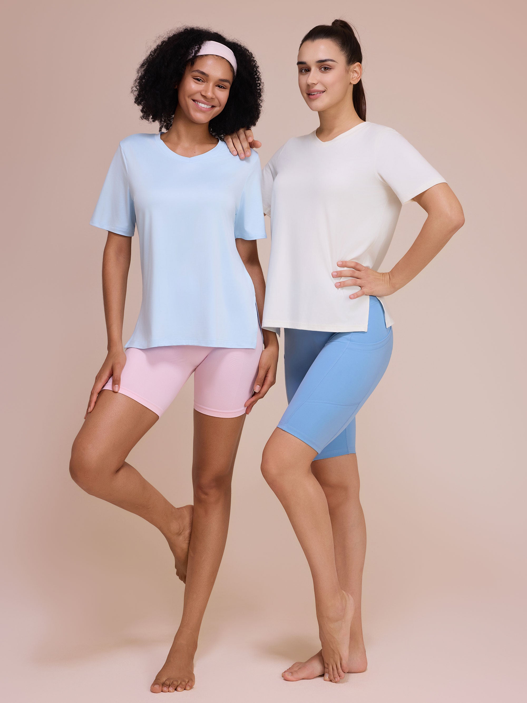 SHOWITTY Women’s Summer Lounge Set – Relaxed Fit Tee and Comfy Shorts, 2-Piece Matching Set for Home, Workout, or Running Errands