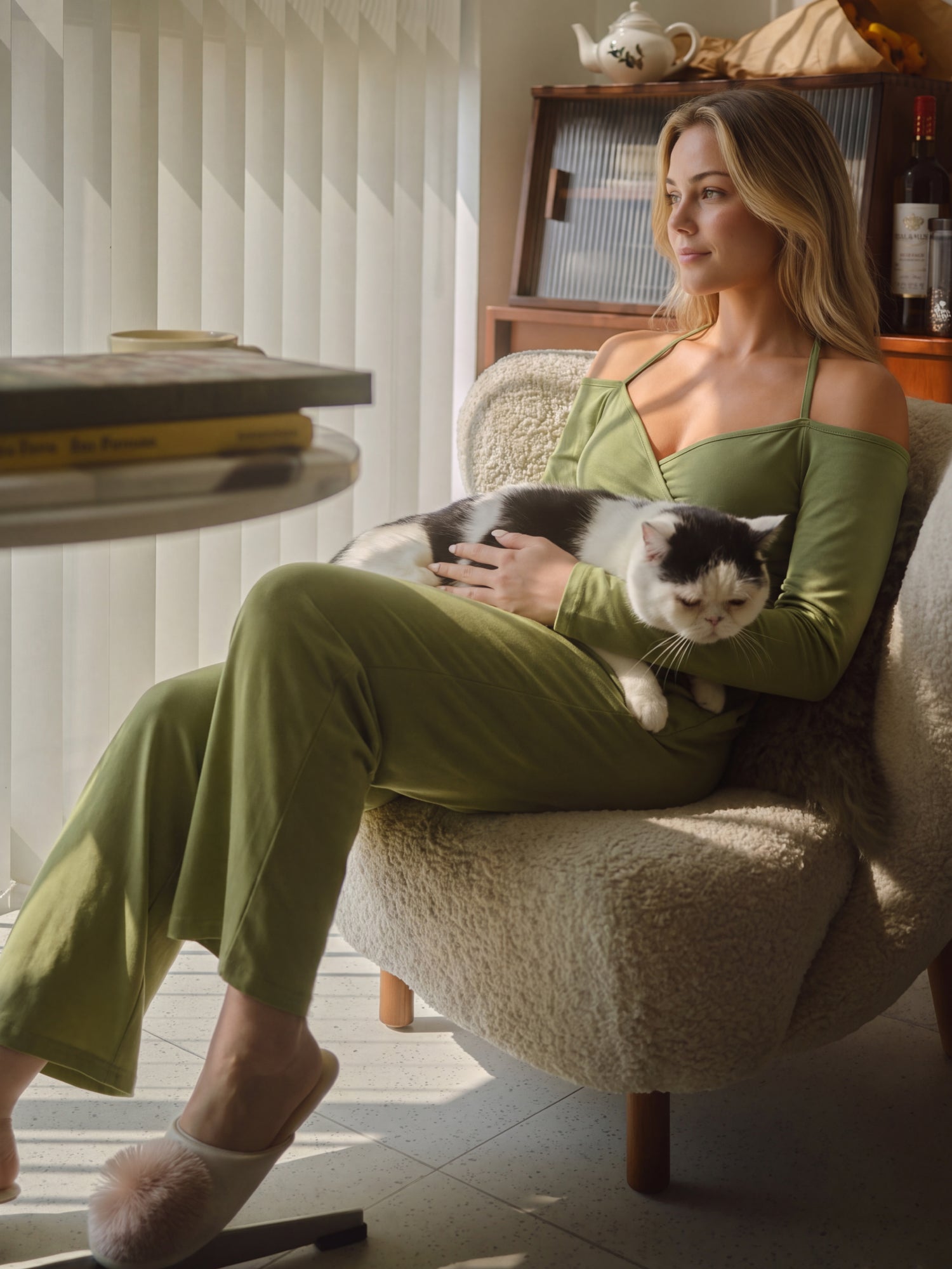 【One & Done】SHOWITTY Womens Long Sleeve Wide Leg Jumpsuit Off Shoulder One Piece Outfit Stretchy Casual Romper