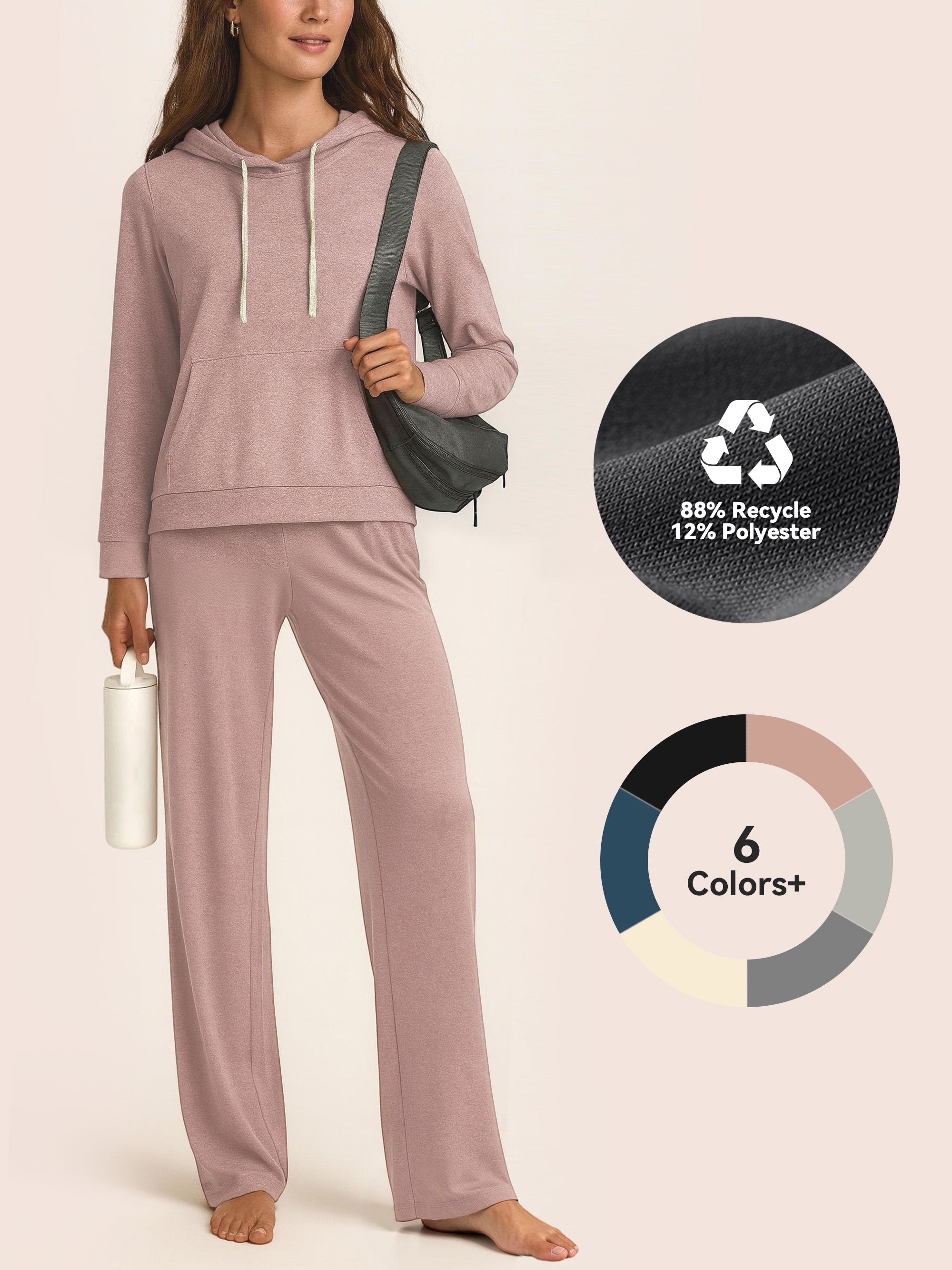 SHOWITTY EcoSoft Hoodie & Wide-Leg Sweatpants Set | Cozy, Sustainable & Effortlessly Stylish