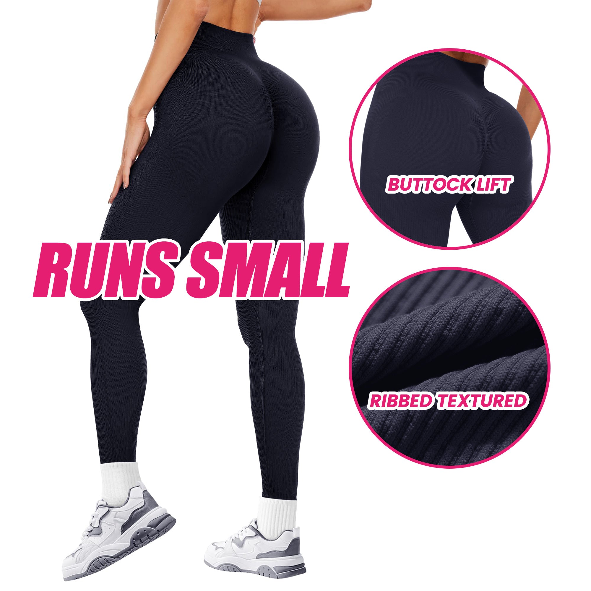 SHOWITTY Workout Plus Size Leggings Women Butt Lifting Seamless High Waisted Workout Gym Yoga Pants