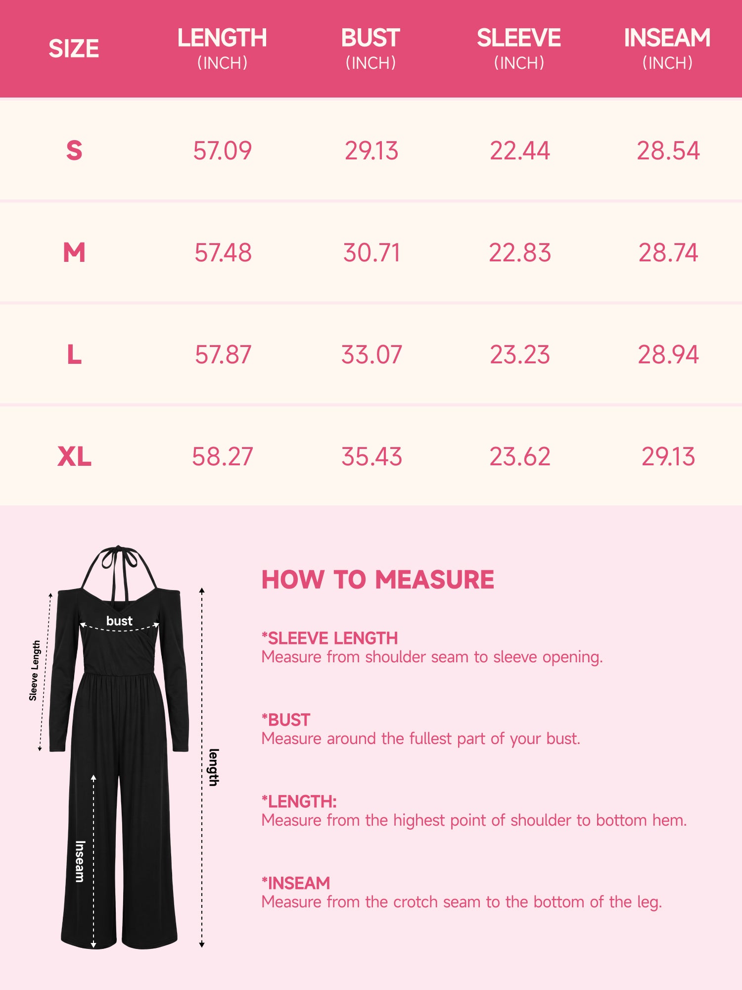 【One & Done】SHOWITTY Womens Long Sleeve Wide Leg Jumpsuit Off Shoulder One Piece Outfit Stretchy Casual Romper