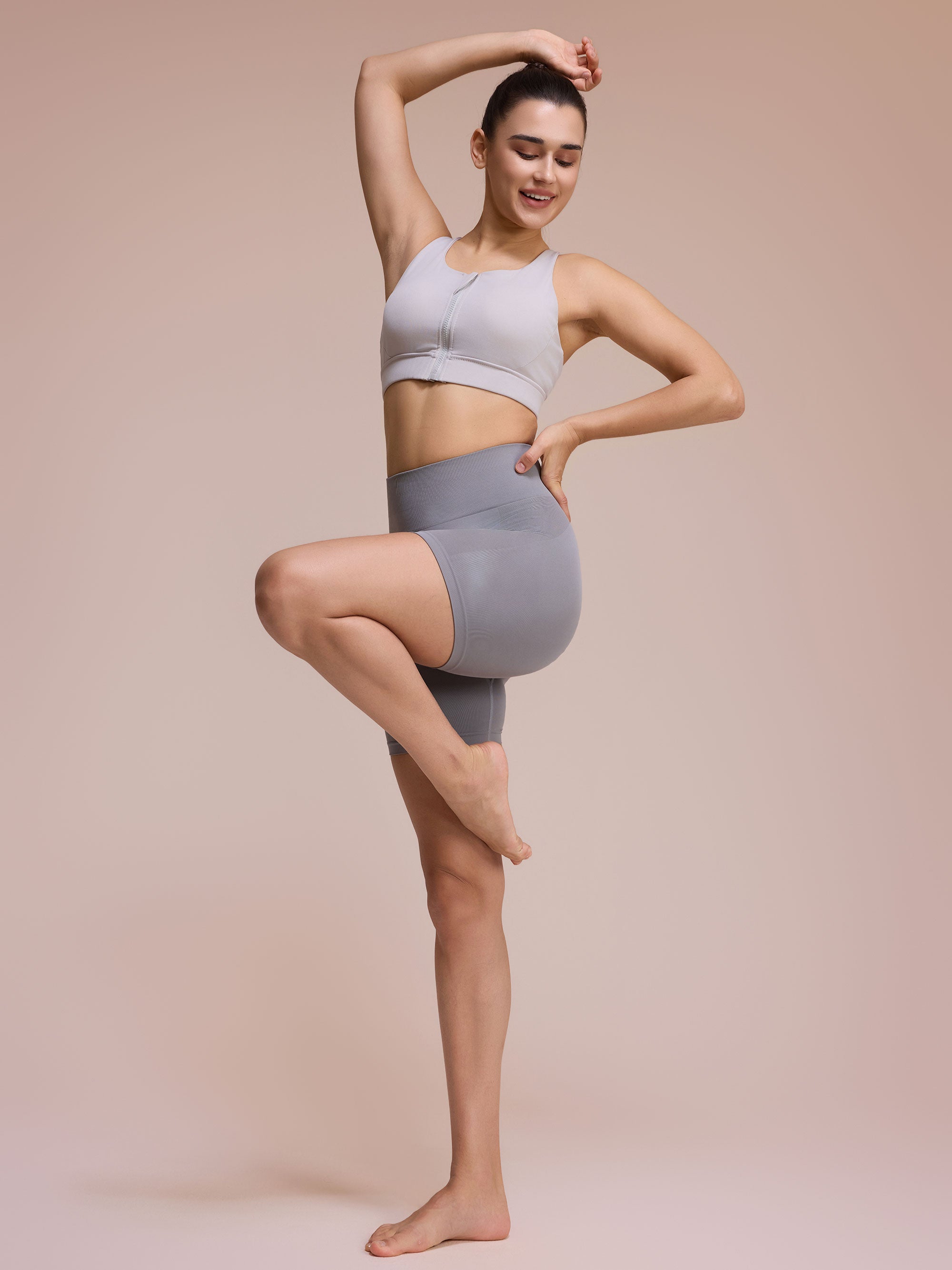 VICONOW 5” High Waist Tummy Control Shorts – Seamless Sculpting Fit for Women, Perfect for Gym or Lounging