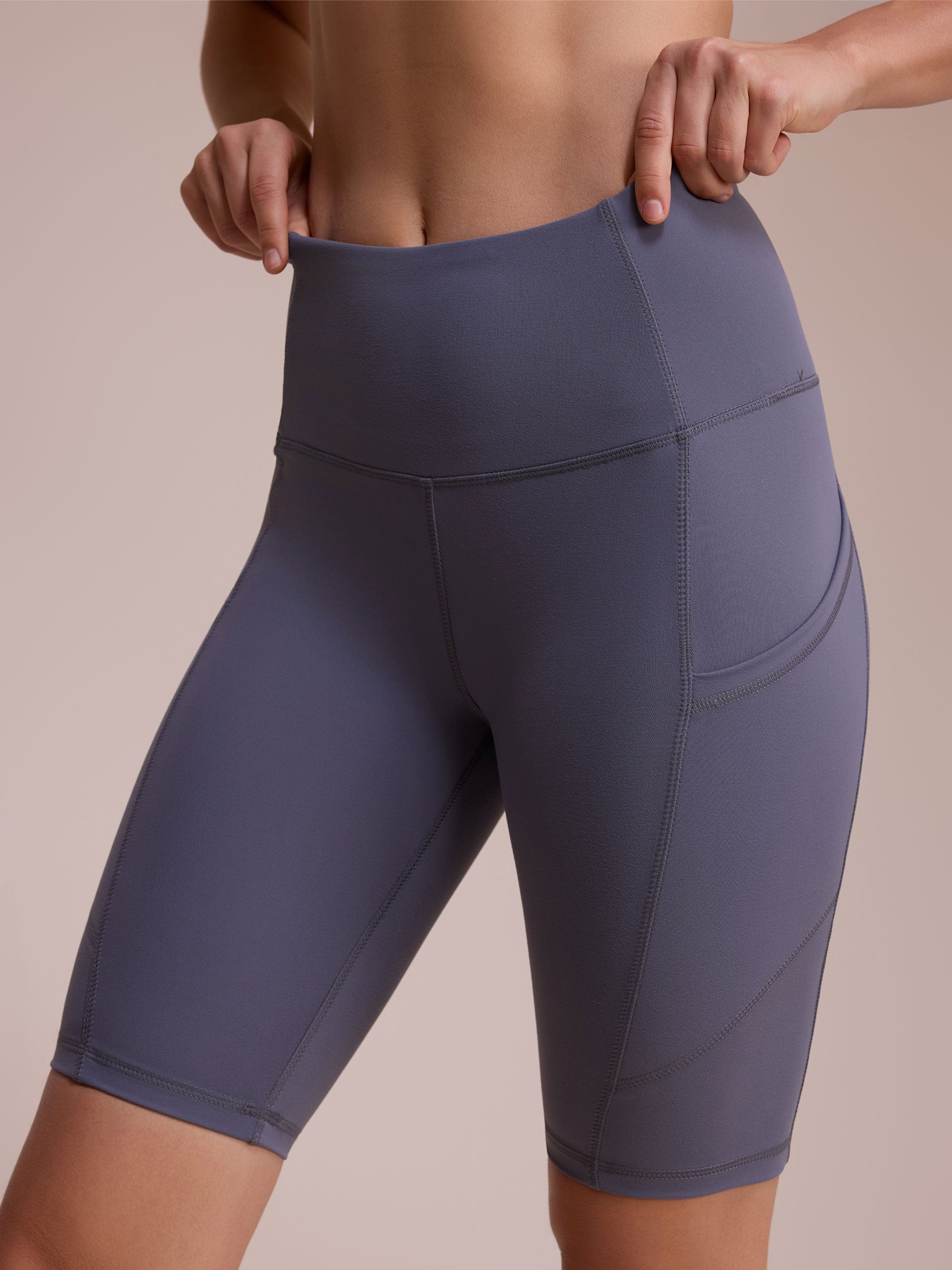 SHOWITTY 3-Pack 11" High Waist Plus Size Biker Shorts for Women – With Pockets