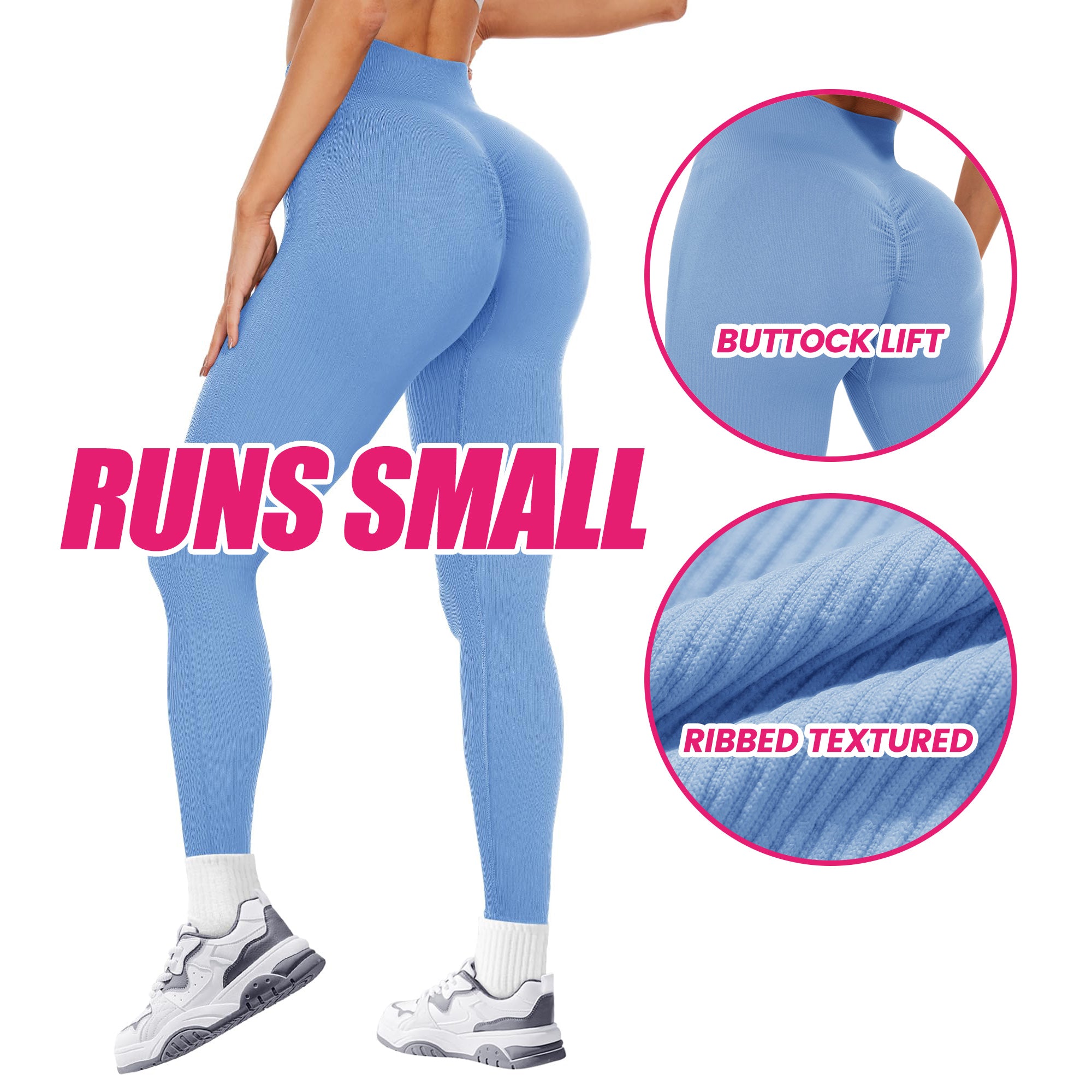 SHOWITTY Workout Plus Size Leggings Women Butt Lifting Seamless High Waisted Workout Gym Yoga Pants