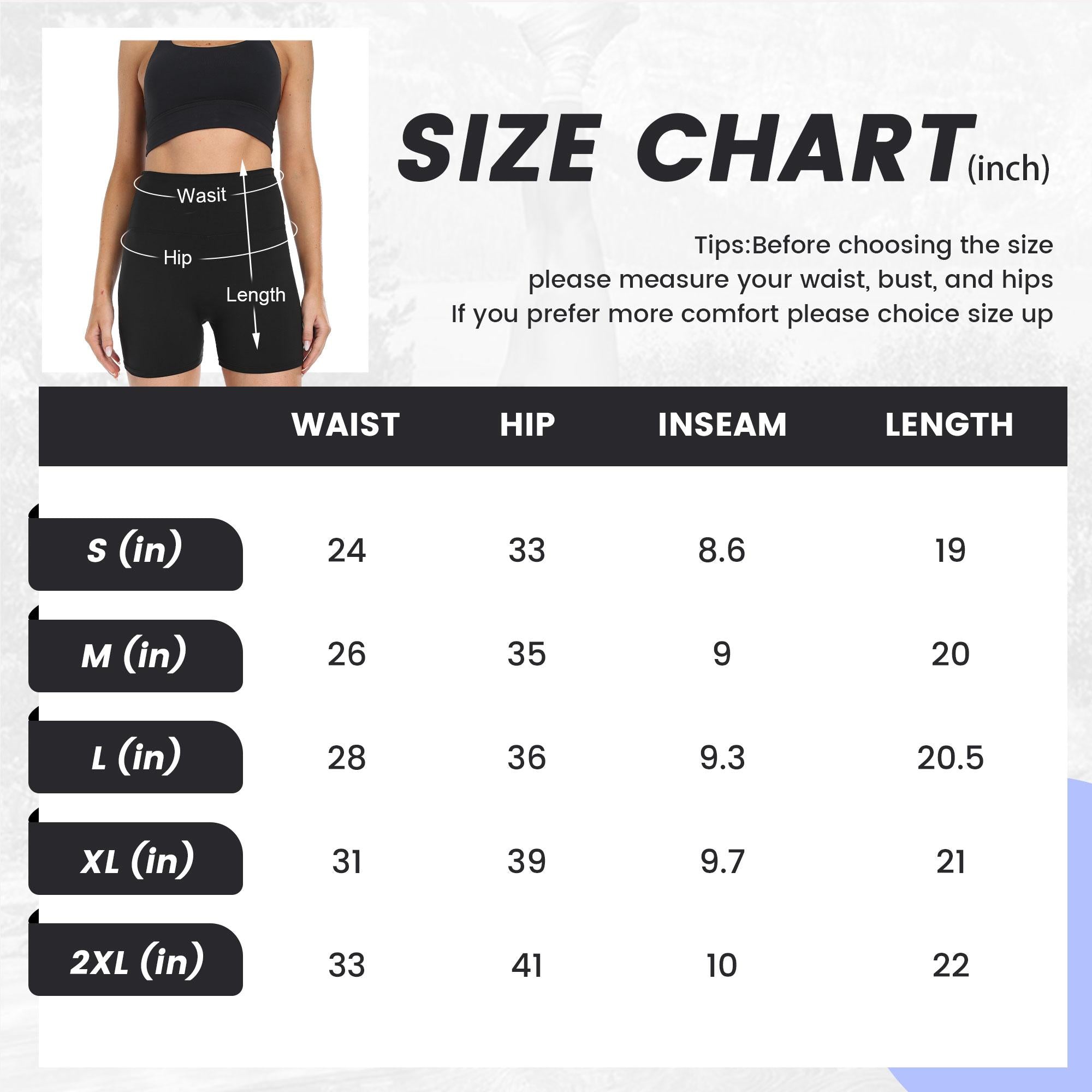 Viconow Workout Shorts for Women -8 Inch High Waist Tummy Control Bike Shorts for Gym Workout Athletic Running Yoga