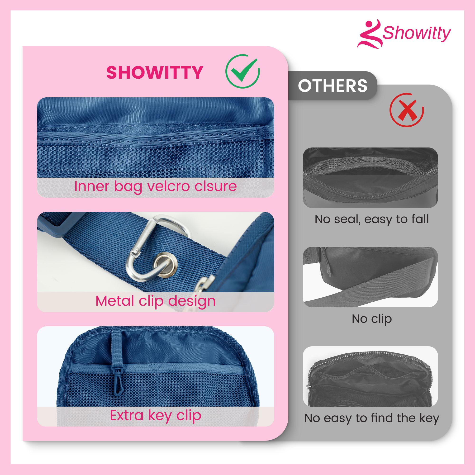 Everywhere Fanny Packs, Waterproof Crossbody Belt Bag for Women Men with Adjustable Strap Waist Pack for Running Travelling lulu