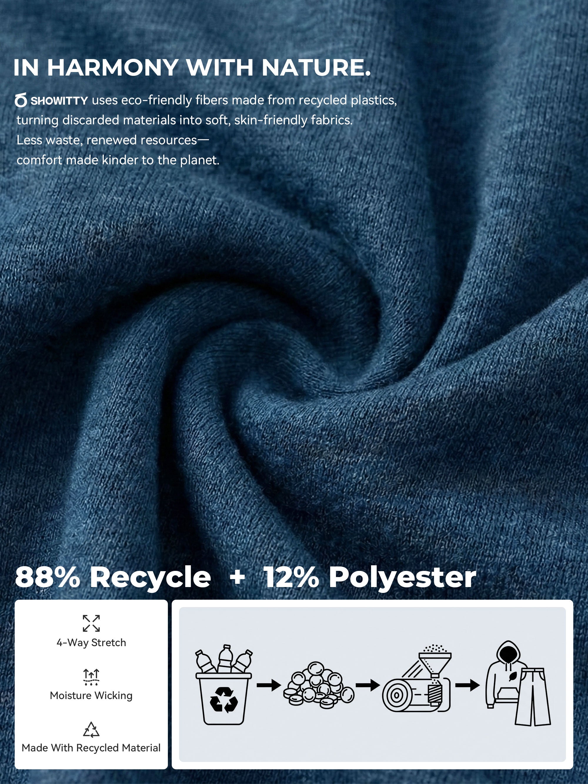 SHOWITTY EcoSoft Hoodie & Wide-Leg Sweatpants Set | Cozy, Sustainable & Effortlessly Stylish