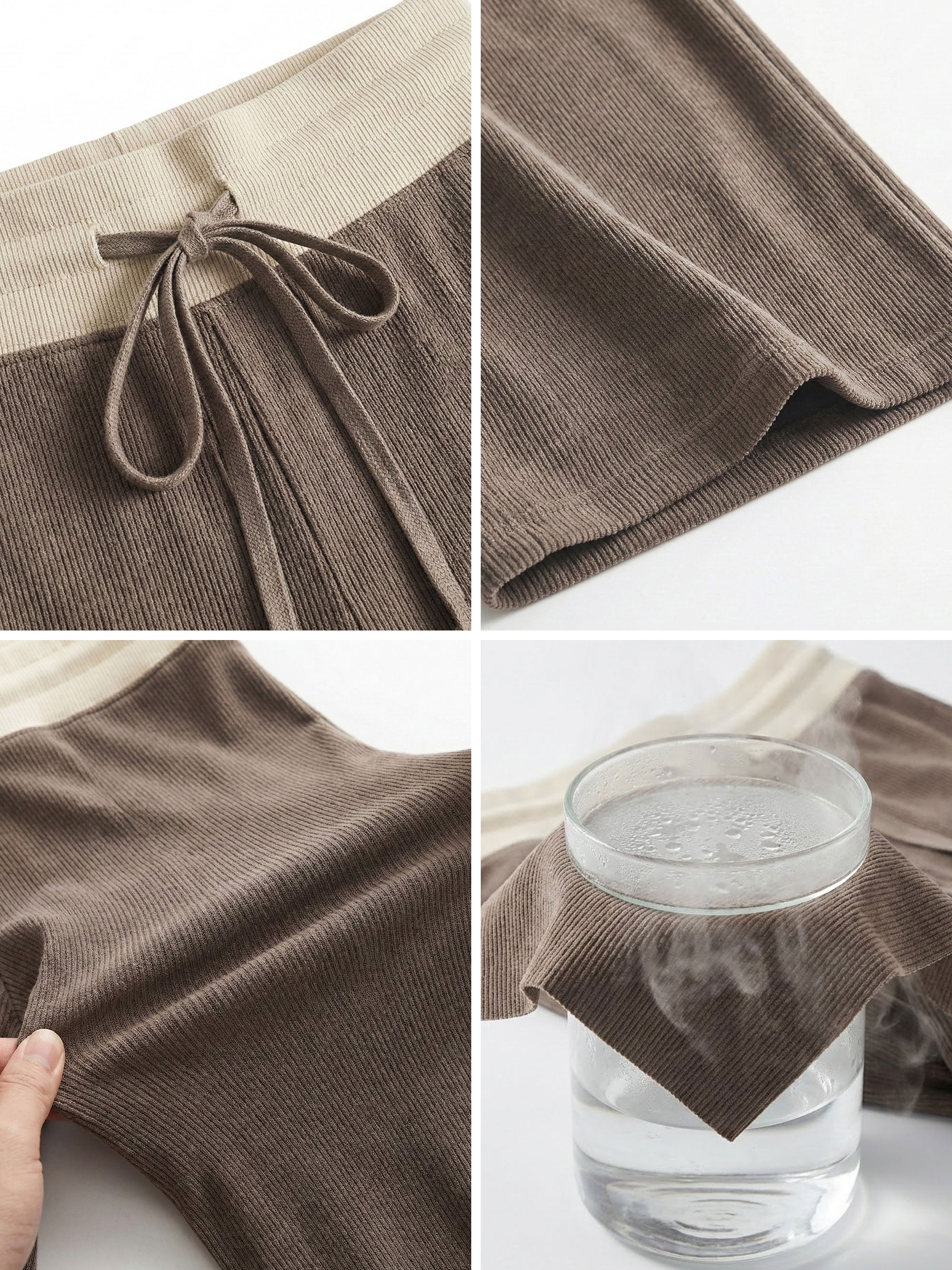 SHOWITTY Women’s Knit Wide Leg Lounge Pants – Soft, Breathable, High-Waisted Travel & Everyday Comfort