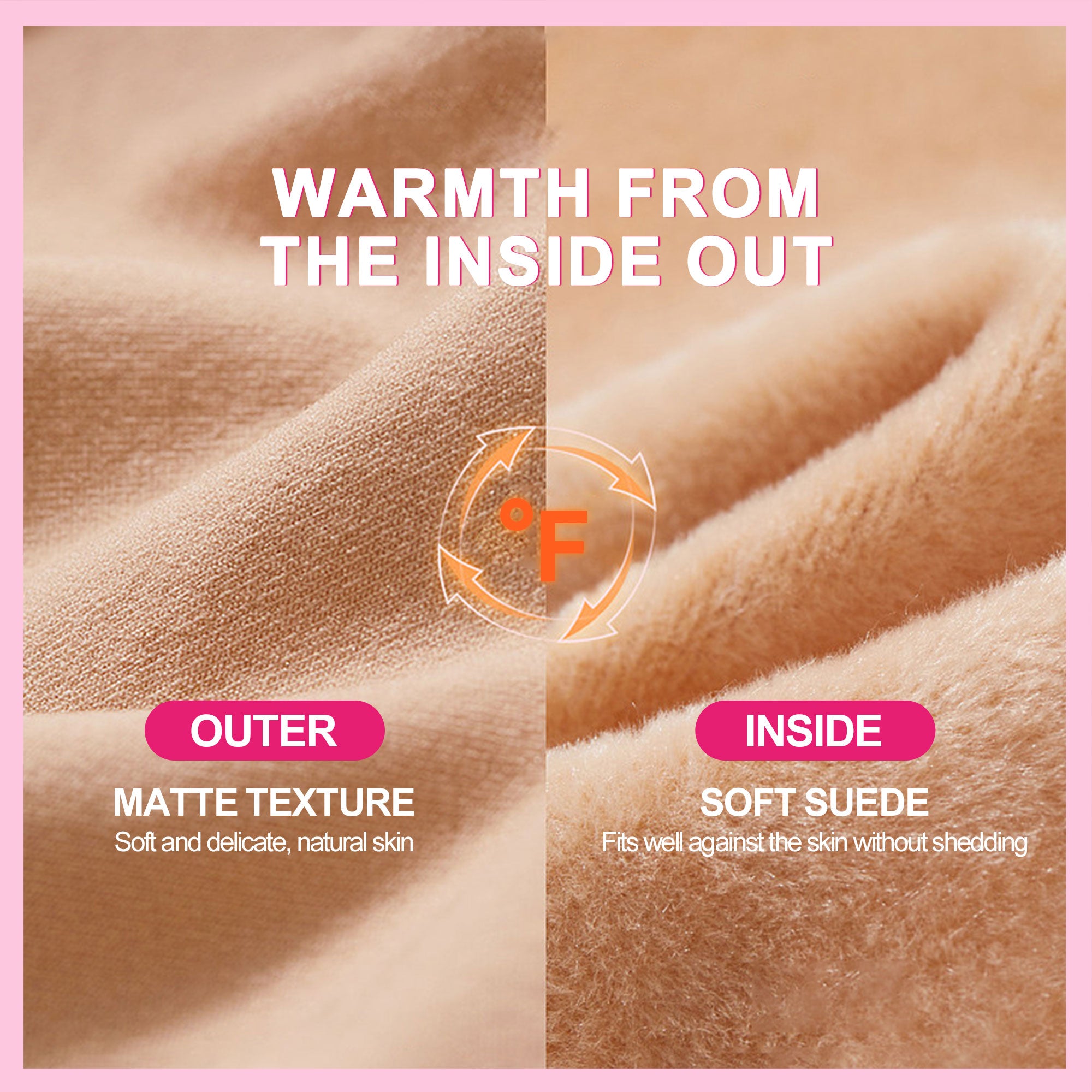 Showitty 2-Pack Women’s Winter Fleece Lined Tights – High Waist Fake Translucent Thermal Pantyhose