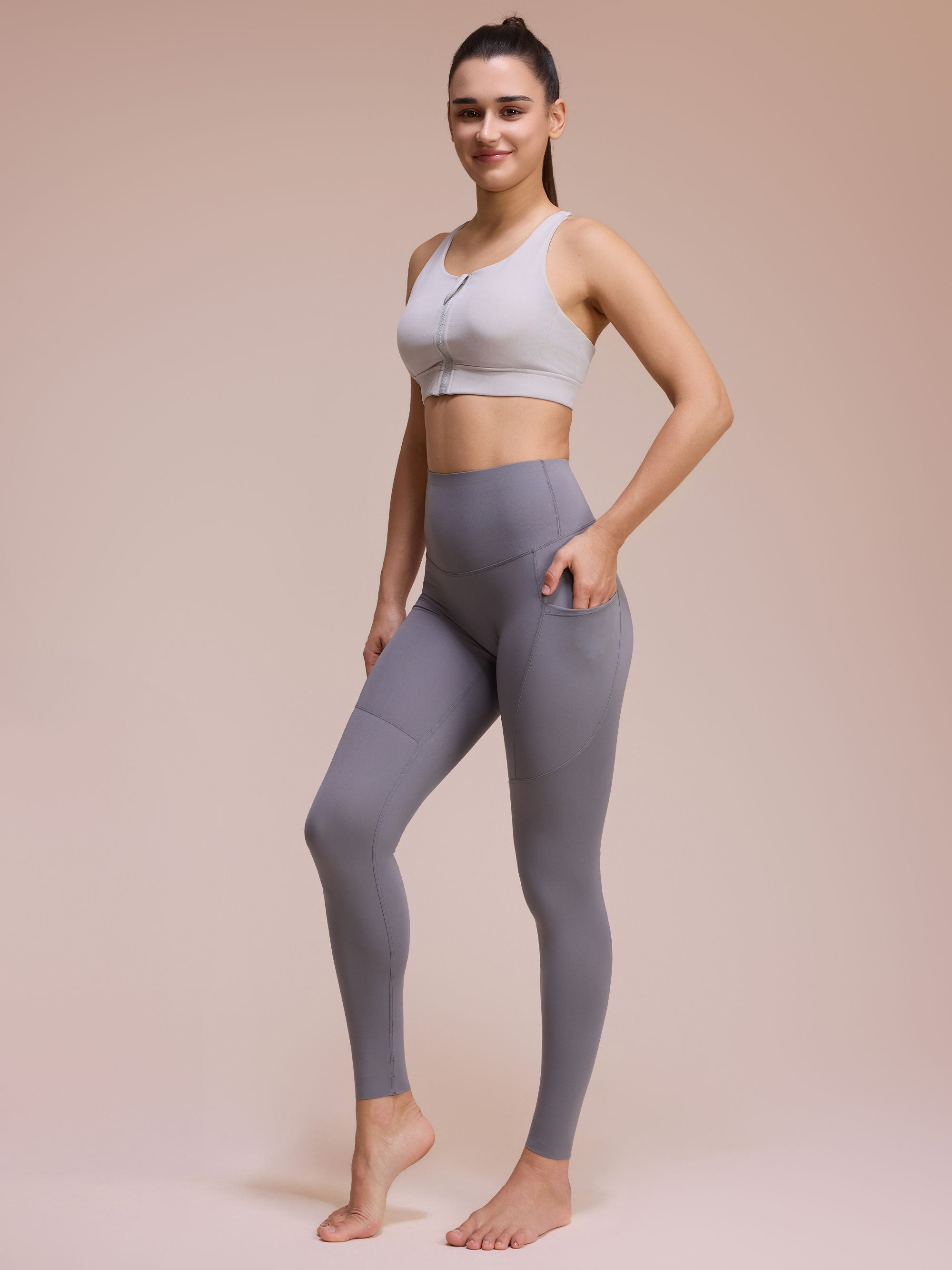 VICONOW Women’s High-Waist Workout Pants with Pockets – Sculpting, Supportive Fit for Fitness & Everyday Comfort
