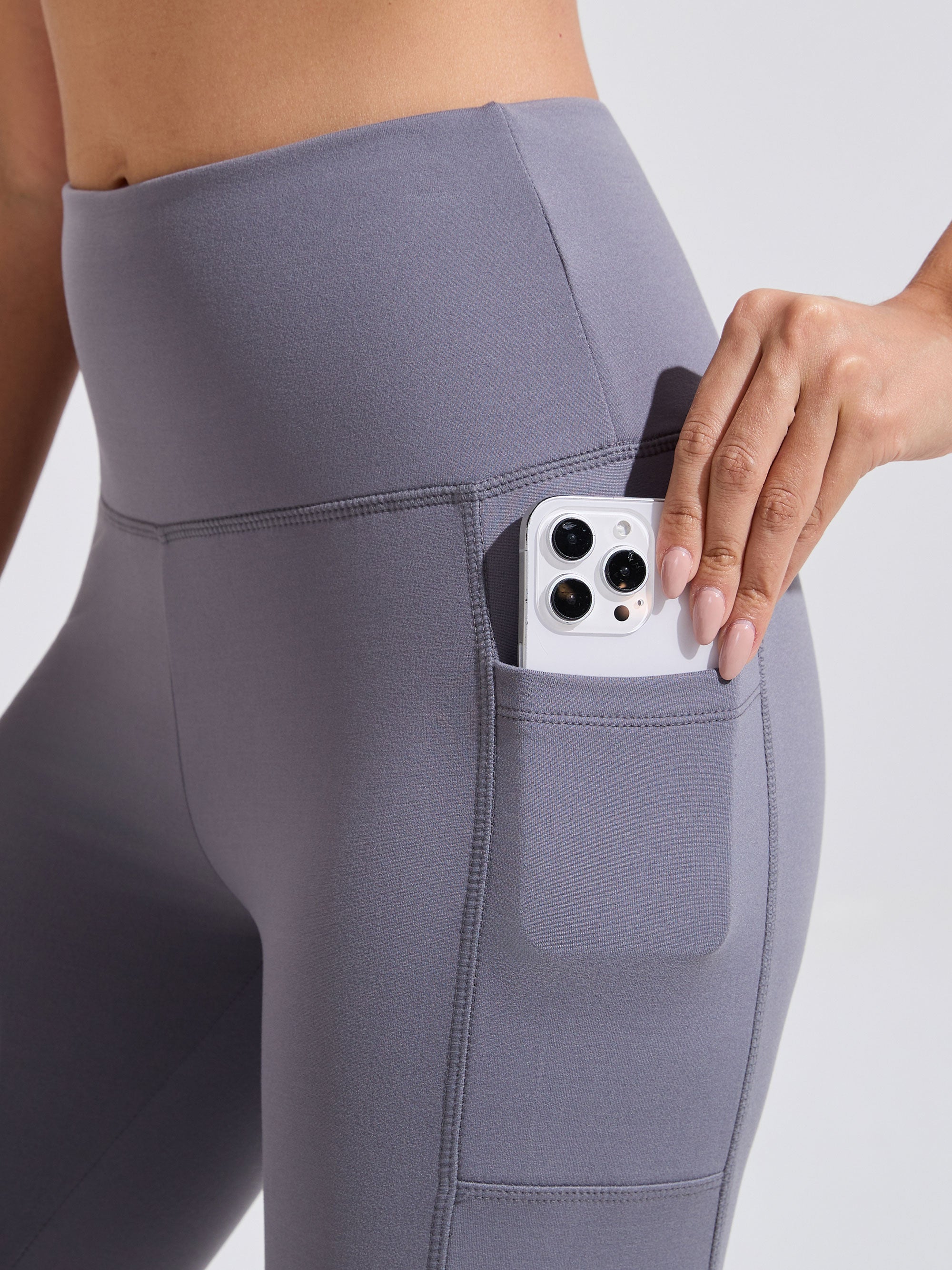 SHOWITTY 1/3 Pack Fleece Lined Leggings with Pockets for Women - Plus Size High Waist Tummy Control Soft Women's Yoga Pants for Workout Running