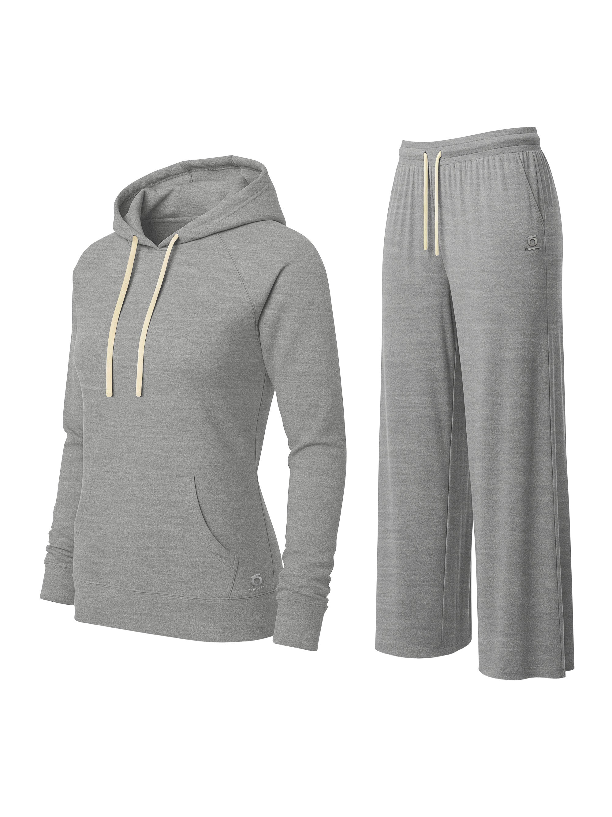 SHOWITTY EcoSoft Hoodie & Wide-Leg Sweatpants Set | Cozy, Sustainable & Effortlessly Stylish