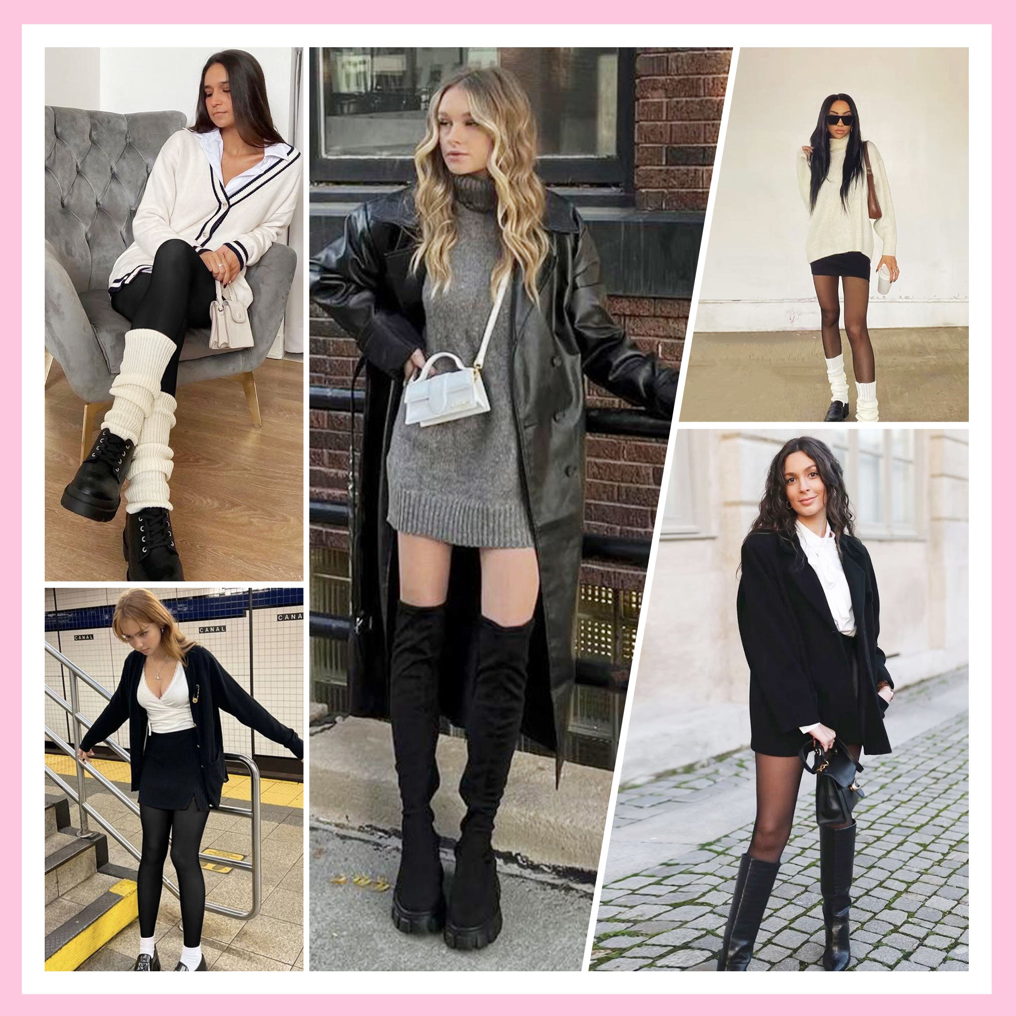 Showitty 2-Pack Women’s Winter Fleece Lined Tights – High Waist Fake Translucent Thermal Pantyhose