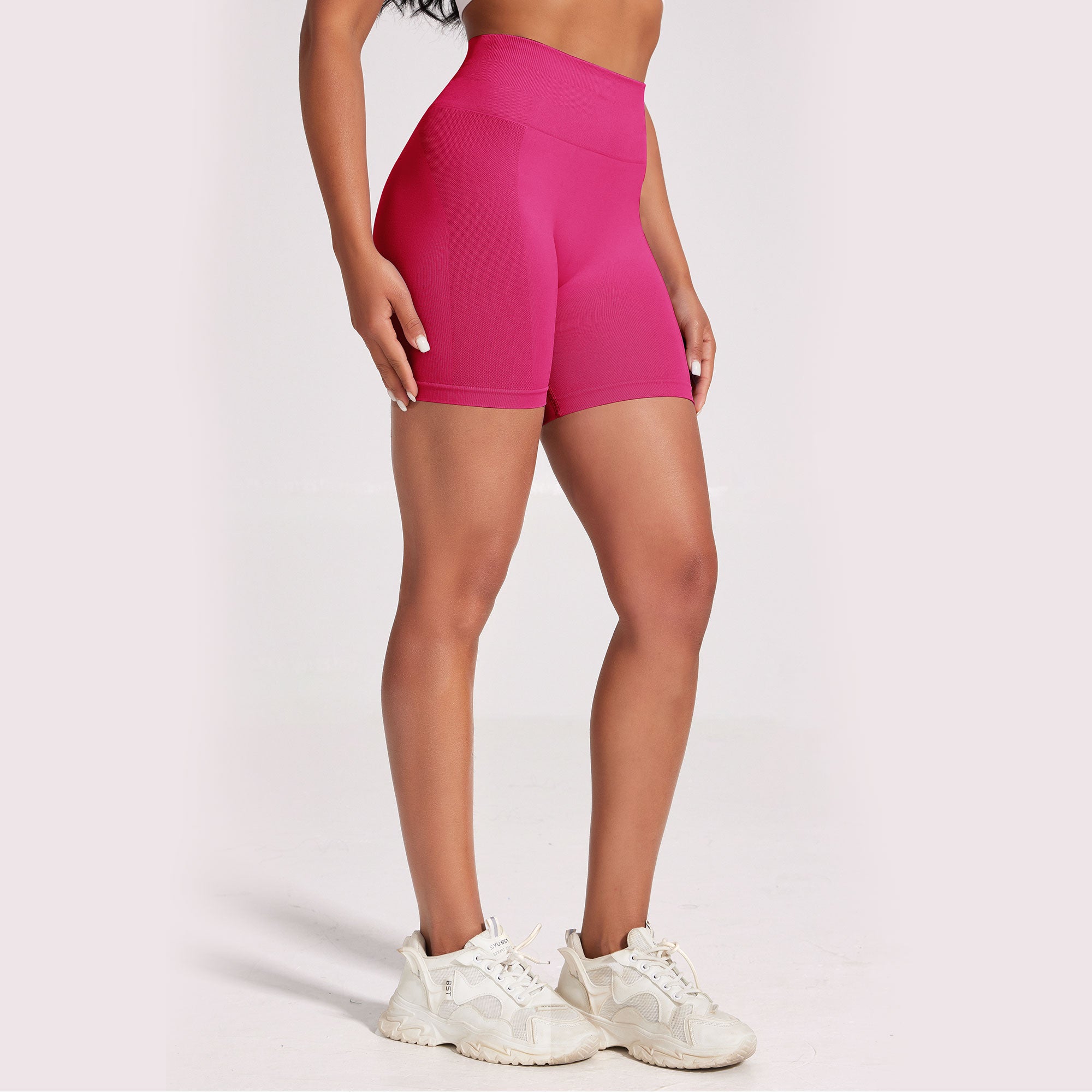 VICONOW Workout Shorts for Women - 5 Inch High Waist Tummy Control Bike Shorts for Gym Workout Athletic Running Yoga