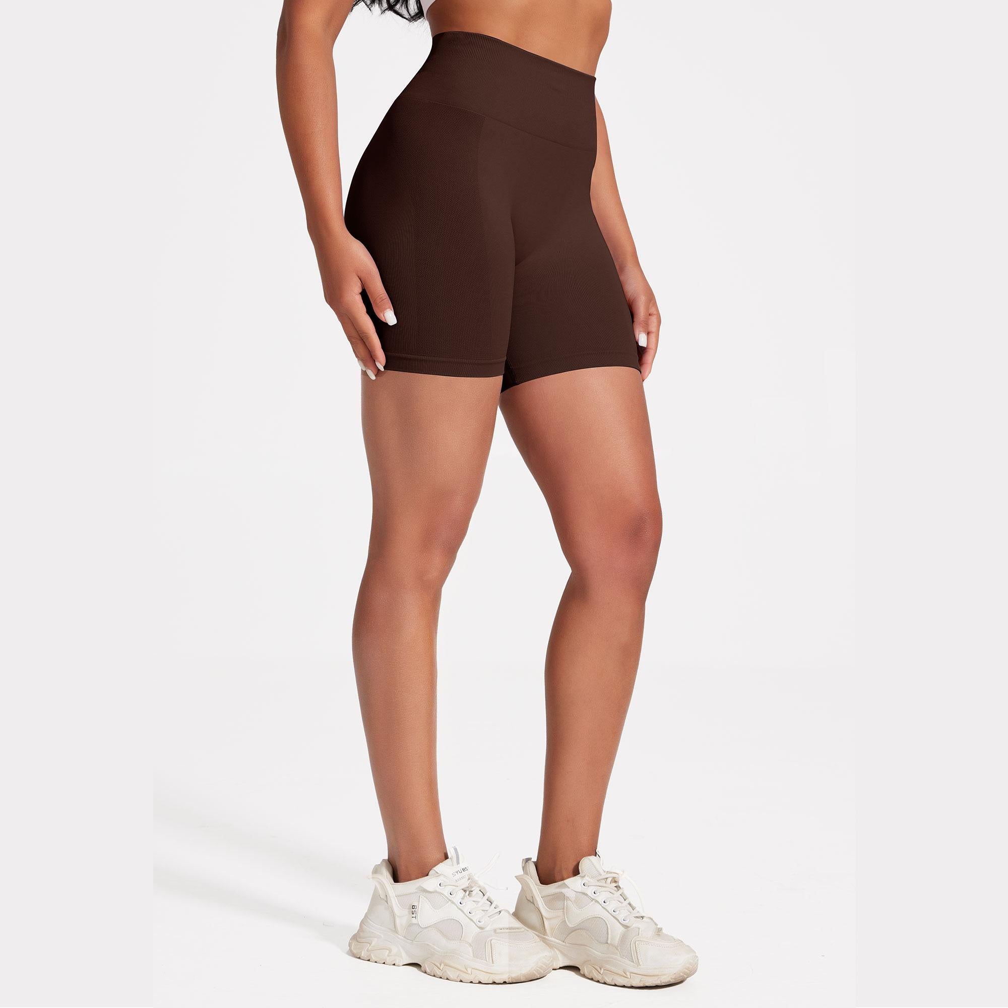 VICONOW Workout Shorts for Women - 5 Inch High Waist Tummy Control Bike Shorts for Gym Workout Athletic Running Yoga