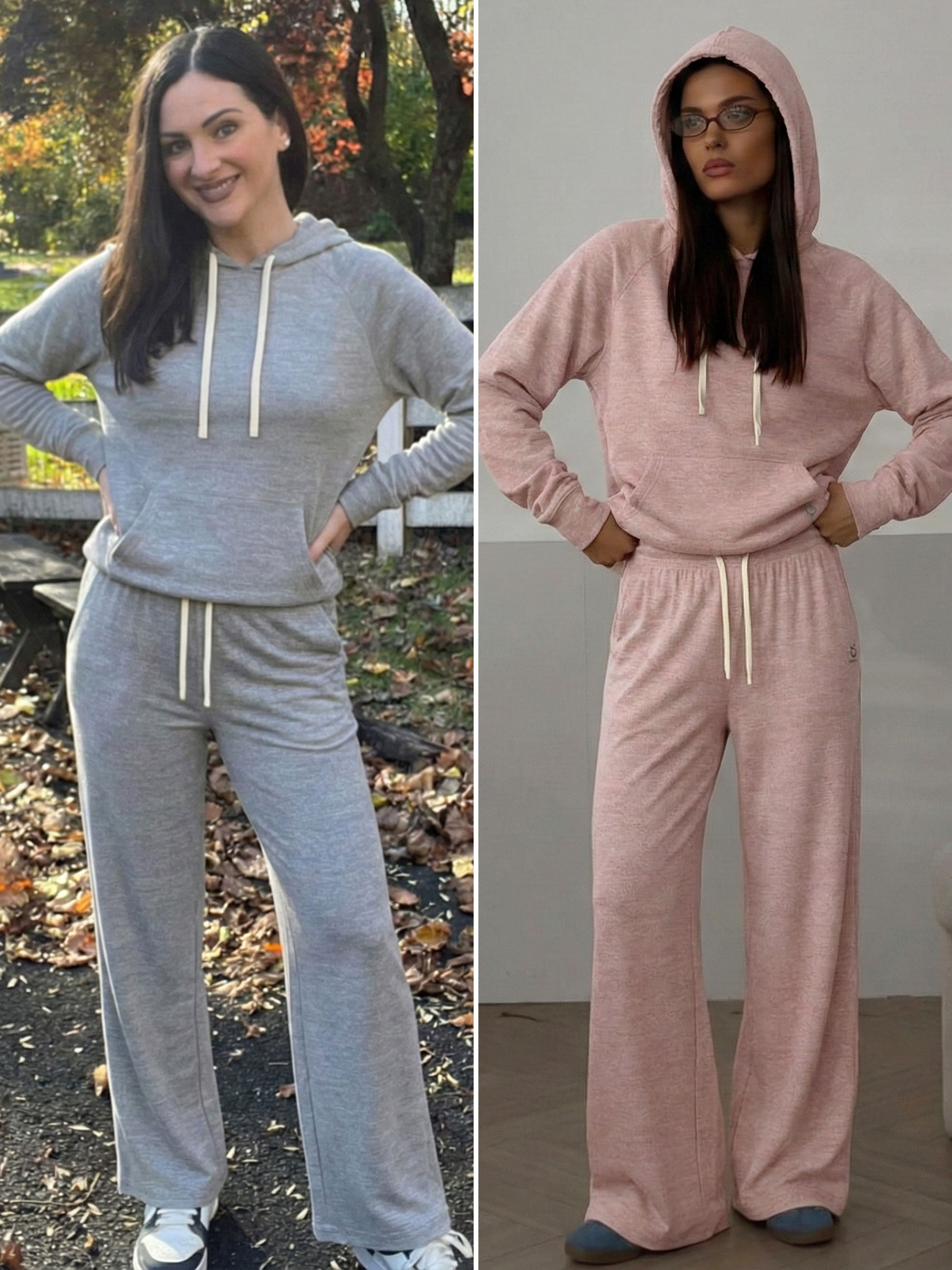 SHOWITTY EcoSoft Hoodie & Wide-Leg Sweatpants Set | Cozy, Sustainable & Effortlessly Stylish