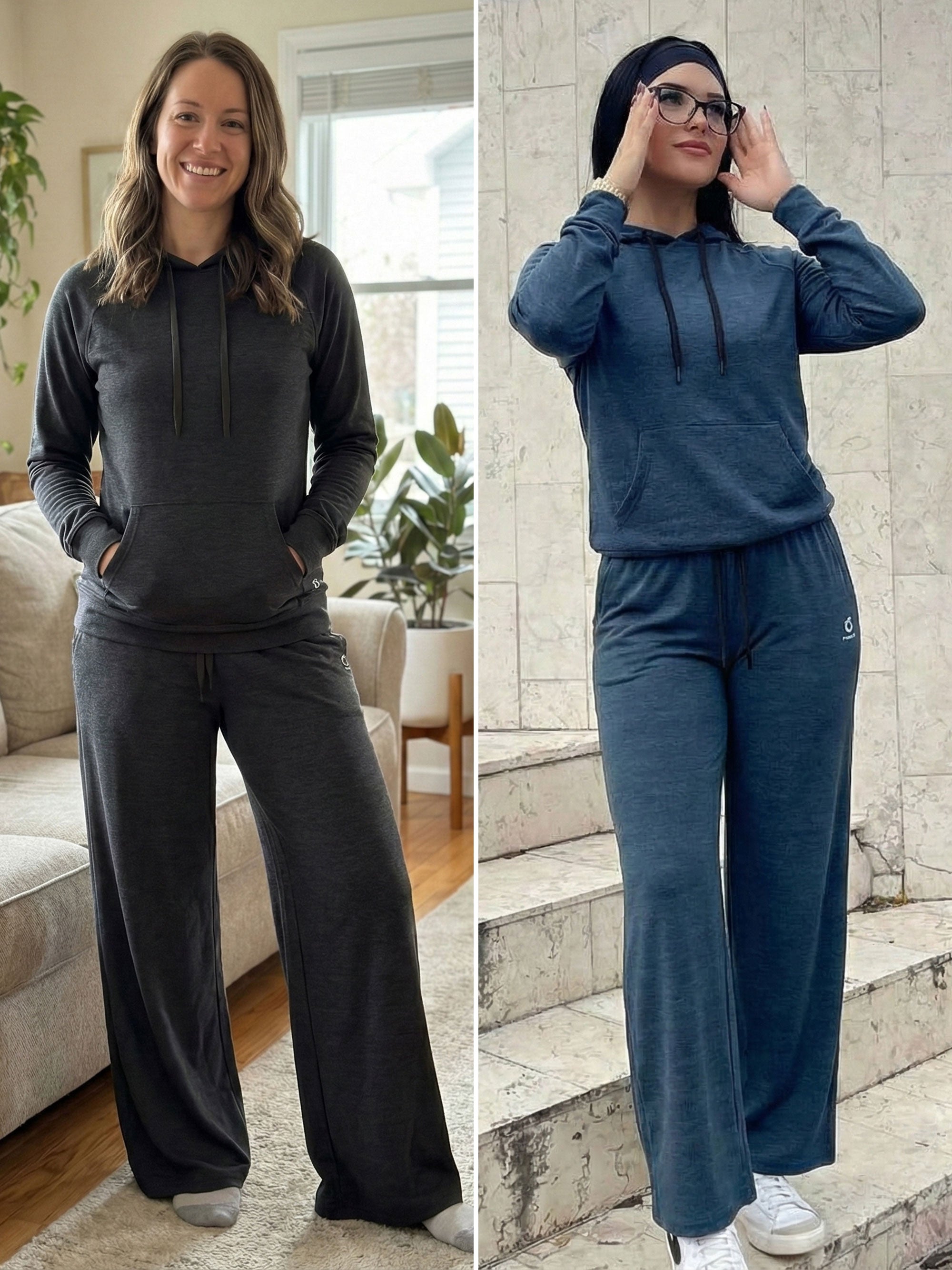 SHOWITTY EcoSoft Hoodie & Wide-Leg Sweatpants Set | Cozy, Sustainable & Effortlessly Stylish
