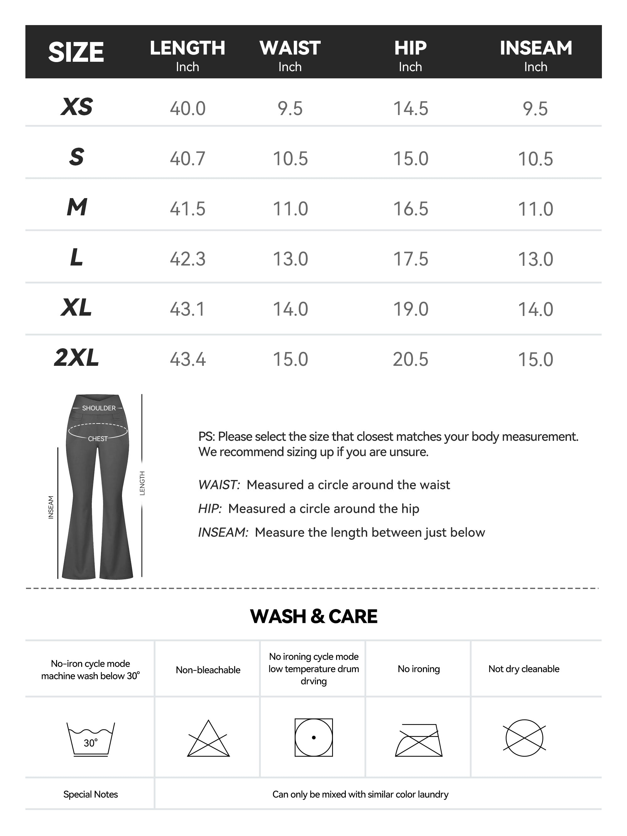SHOWITTY 2-Pack Flare Leggings for Women – High-Waisted Crossover Yoga Pants with Pockets
