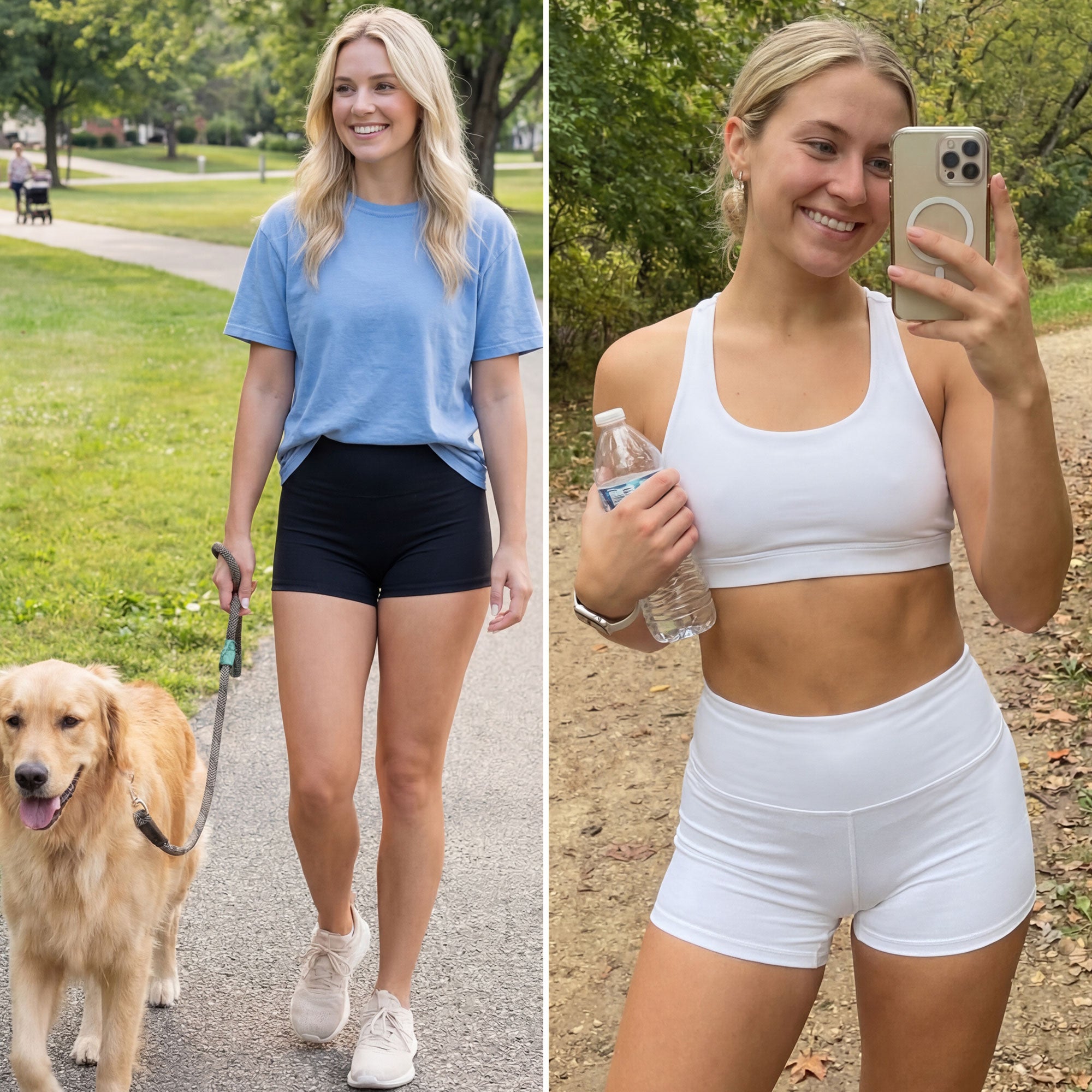 Showitty Women's Booty Yoga Shorts - 2" High Waisted Black Spandex Biker Shorts for Workout Dance Volleyball