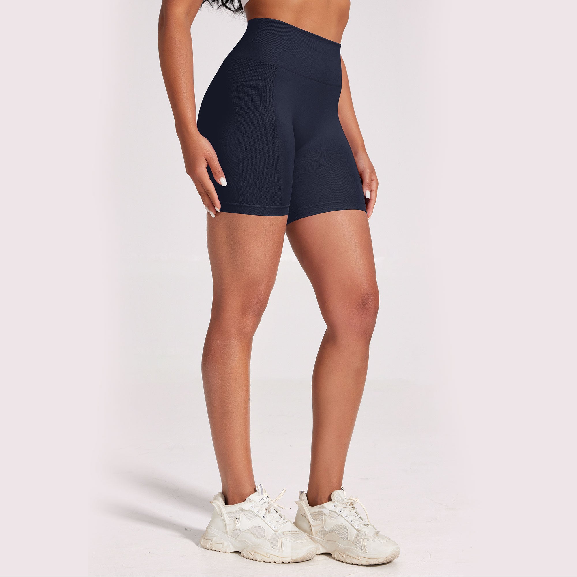 VICONOW Workout Shorts for Women - 5 Inch High Waist Tummy Control Bike Shorts for Gym Workout Athletic Running Yoga