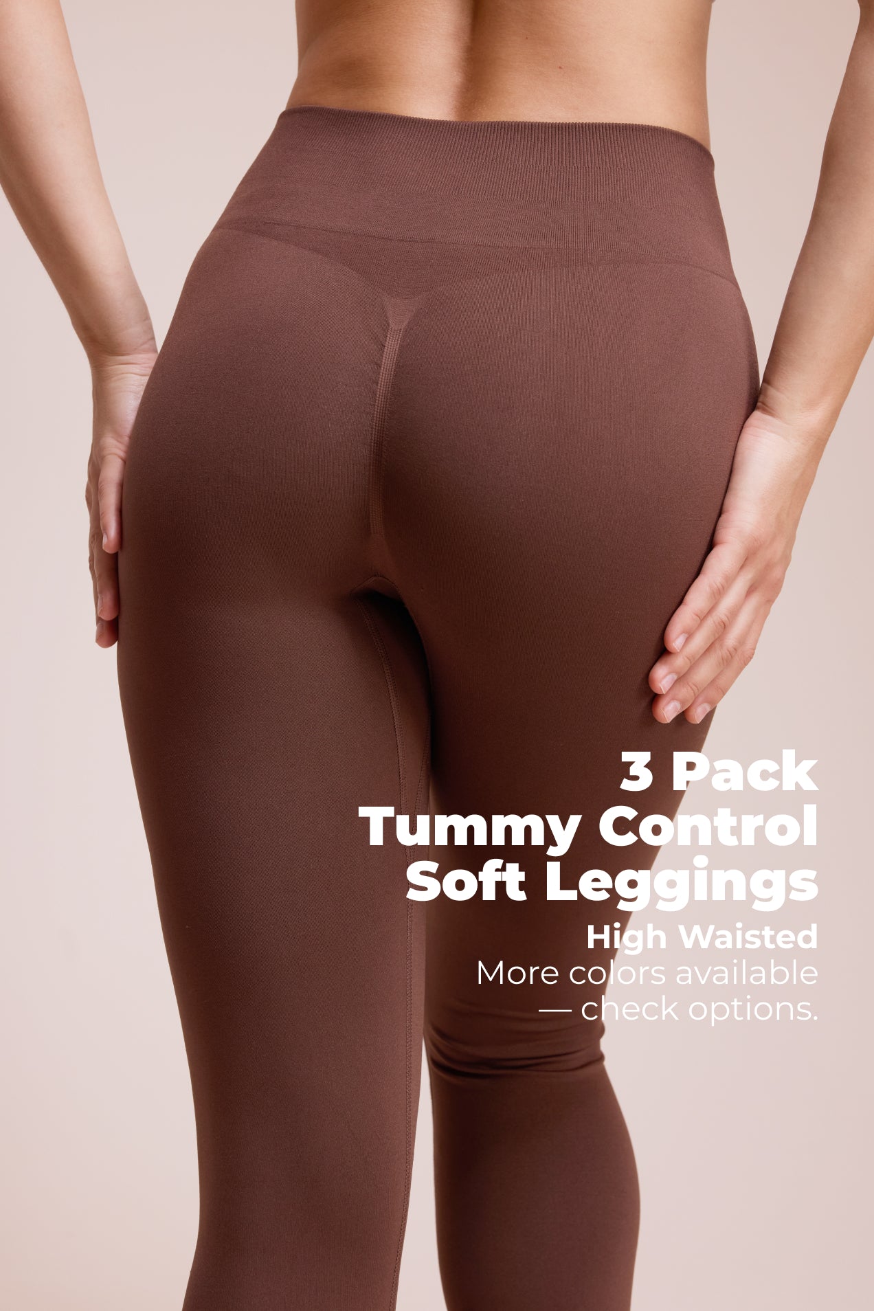 SHOWITTY 3 Pack Black High Waisted Leggings for Women