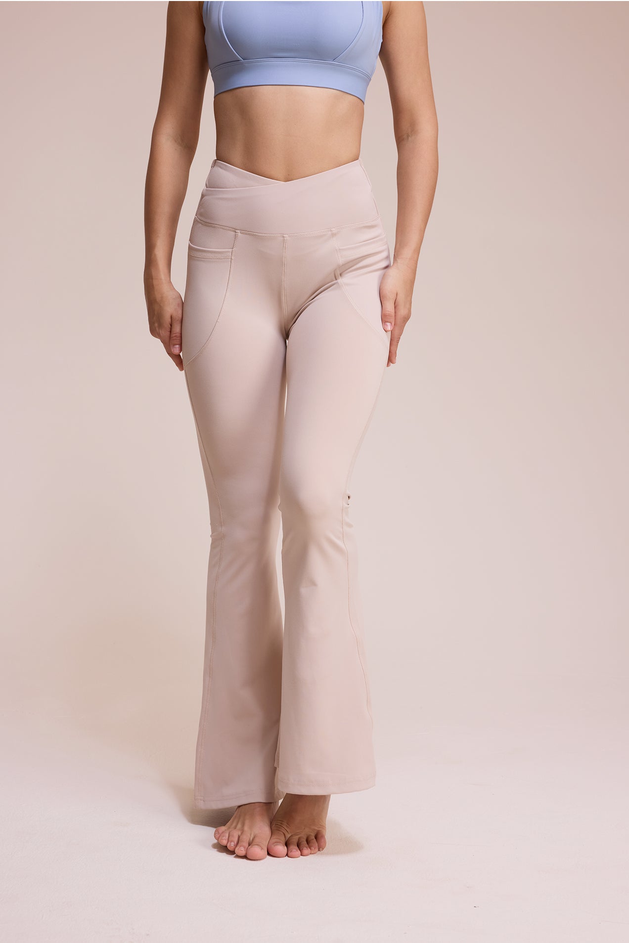 SHOWITTY Flare Leggings with Pockets for Women