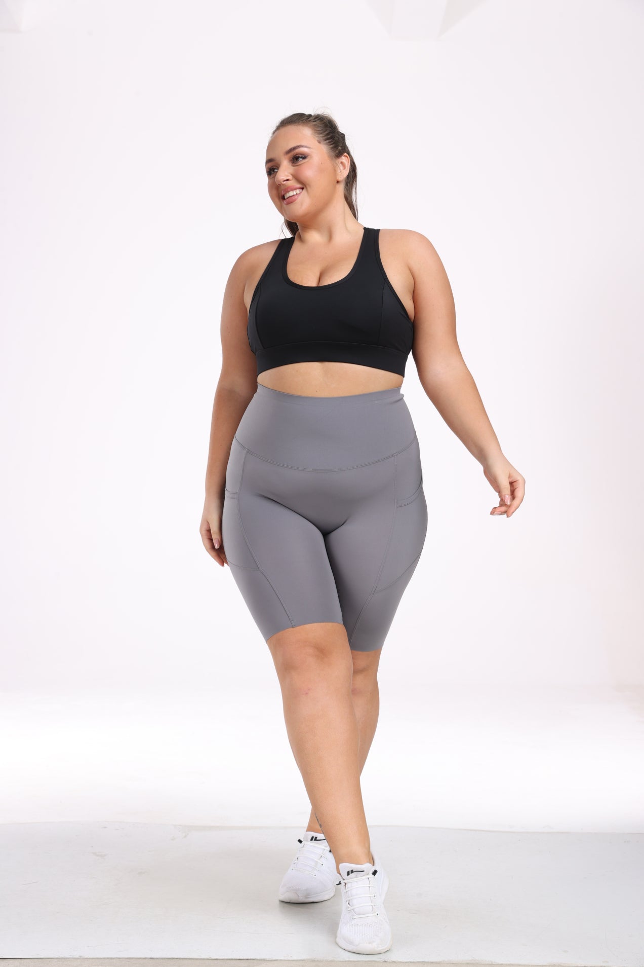 VICONOW Sculpting High-Waist Biker Shorts for Women – Powerful Tummy Control, Side Pockets, Perfect for Gym & Training