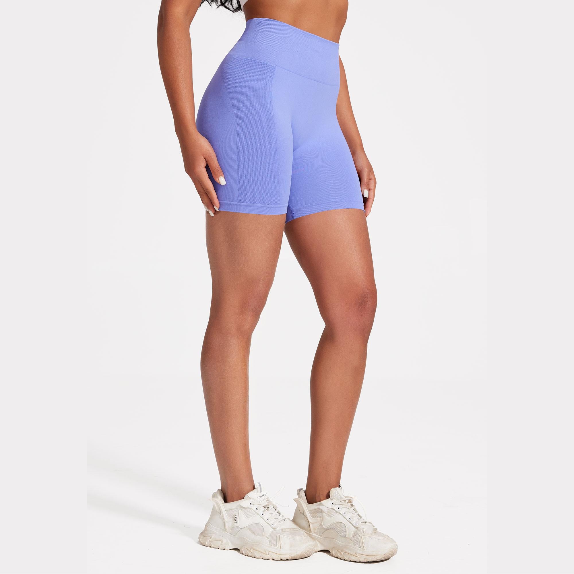 VICONOW Workout Shorts for Women - 5 Inch High Waist Tummy Control Bike Shorts for Gym Workout Athletic Running Yoga