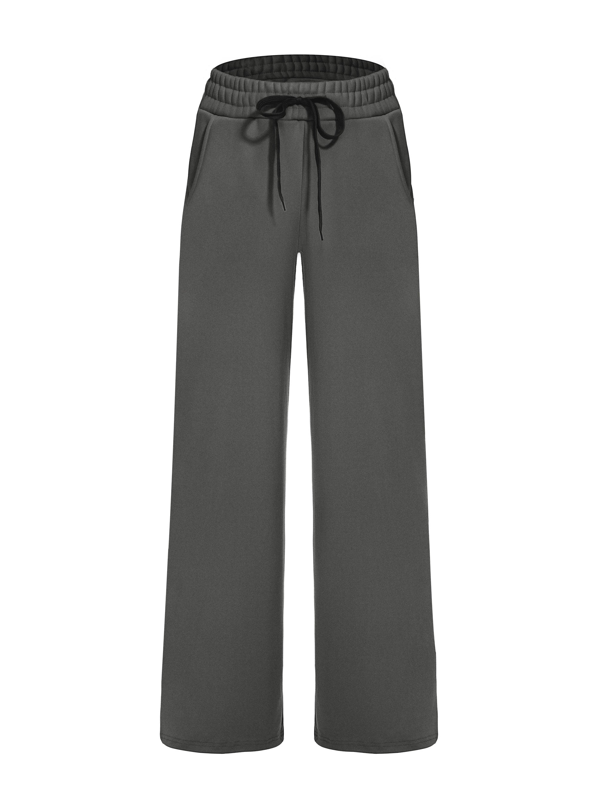 SHOWITTY Fleece-Lined Wide-Leg Sweatpants | Warm, Cozy & Effortlessly Chic