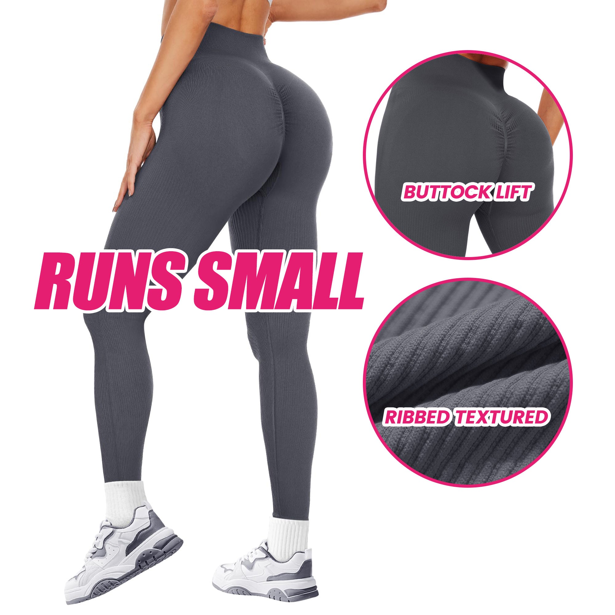 SHOWITTY Workout Plus Size Leggings Women Butt Lifting Seamless High Waisted Workout Gym Yoga Pants