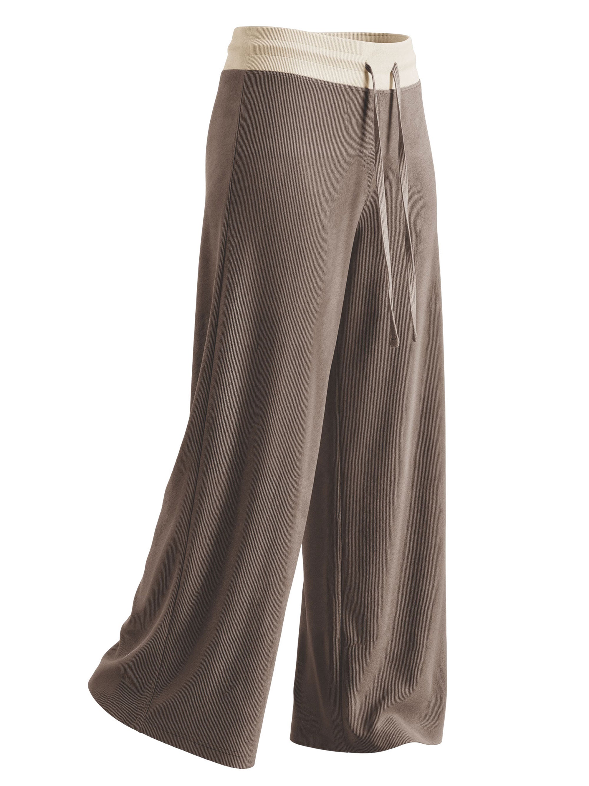 SHOWITTY Women’s Knit Wide Leg Lounge Pants – Soft, Breathable, High-Waisted Travel & Everyday Comfort