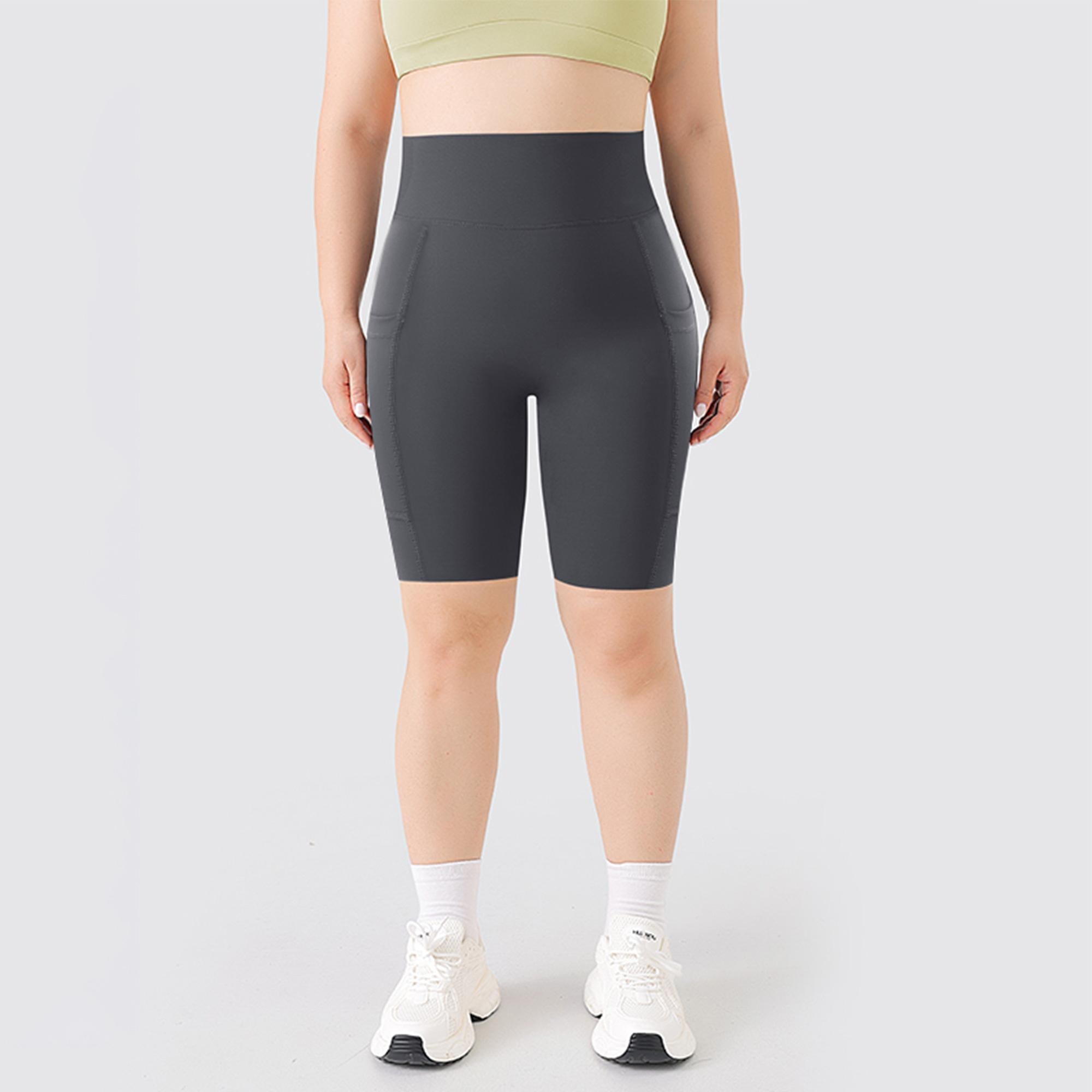 VICONOW Sculpting High-Waist Biker Shorts for Women – Powerful Tummy Control, Side Pockets, Perfect for Gym & Training