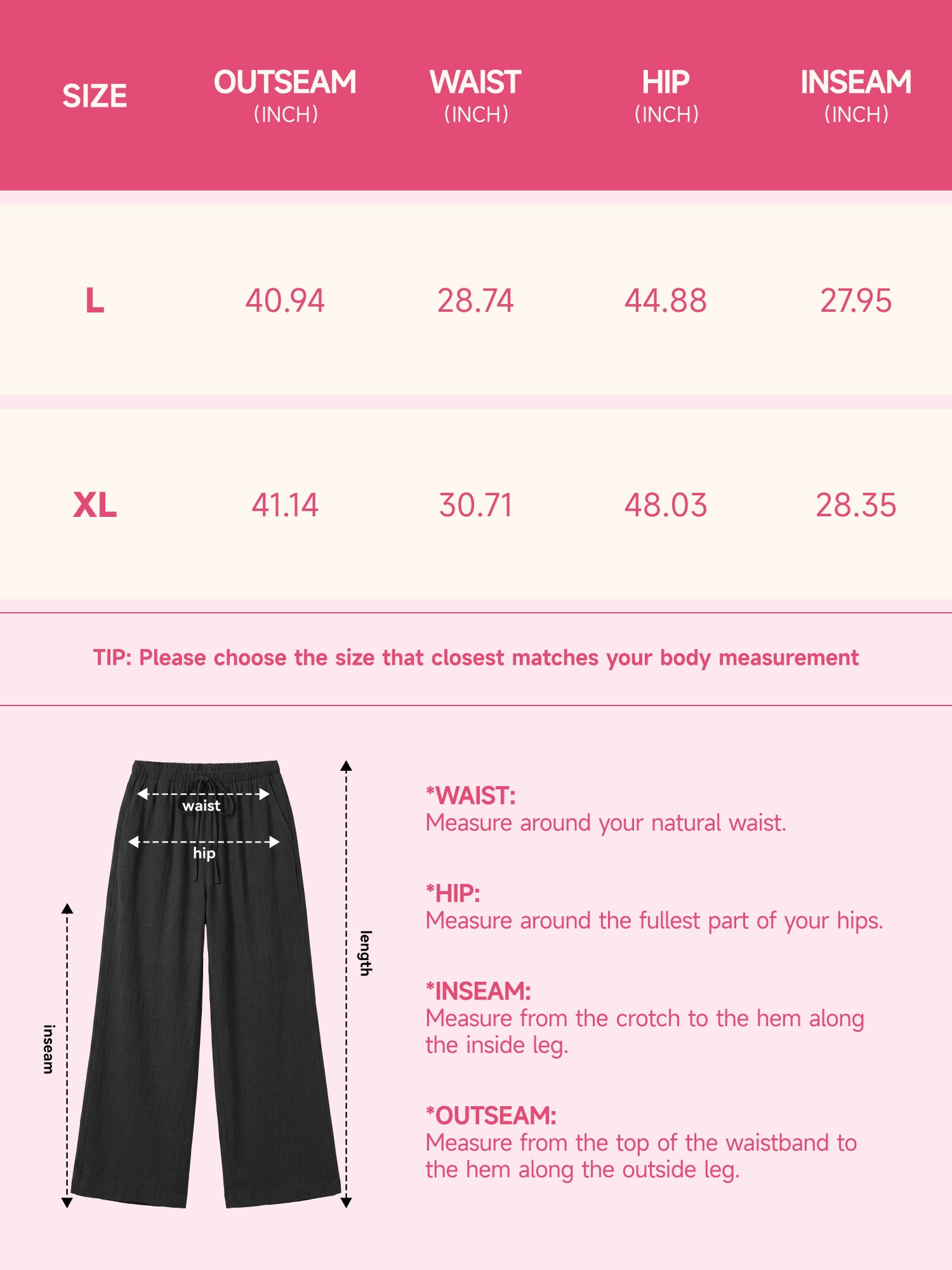 SHOWITTY Womens Linen-Look Wide Leg Palazzo Pants with Pockets Drawstring Summer Trousers